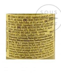 Ingredients La Favorita Artichoke And Garlic Cream 130g
