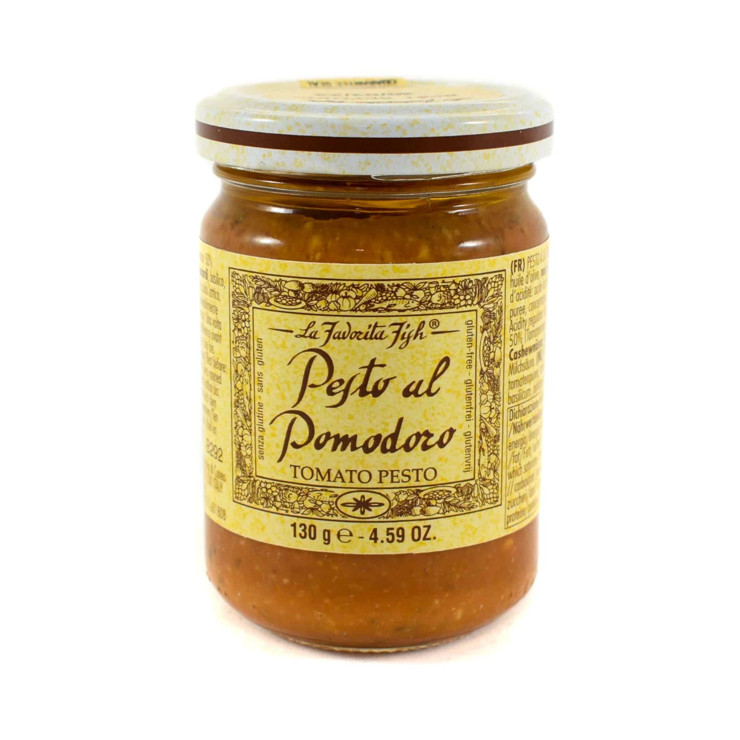 Ingredients La Favorita Tomato Pesto 130g 3 Ingredients La Favorita Tomato Pesto 130g