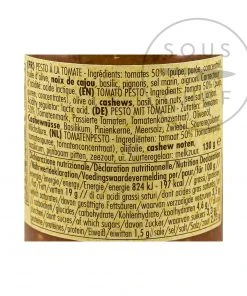 Ingredients La Favorita Tomato Pesto 130g