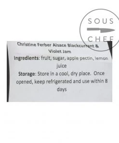 Christine Ferber Alsace Blackcurrant & Violet Jam 220g