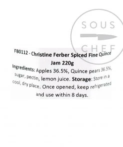 Jam, Honey & Preserves Christine Ferber Spiced Fine Quince Jam 220g
