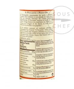 Ingredients La Tourangelle Il Piccante Chilli Oil 250ml 7 Ingredients La Tourangelle Il Piccante Chilli Oil 250ml