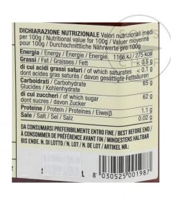 Ingredients Fiasconaro Orange Marmalade 360g