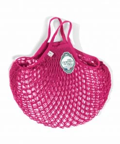 Kitchen Clothing Filt String Bag In Raspberry
