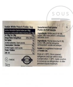 Funkin White Peach Puree 1kg Drinks