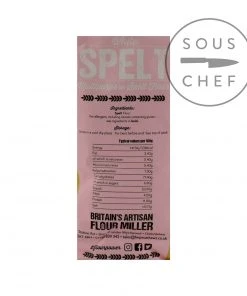 Matthews Cotswold Flour Ingredients Matthews Cotswold Stoneground Light Spelt Flour 5x1.5kg