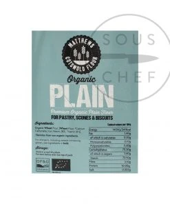 Matthews Cotswold Flour Matthews Cotswold Organic Plain Flour 5x1.5kg