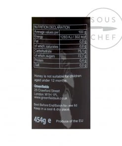 Greenfields Shahd Honey 454g Ingredients