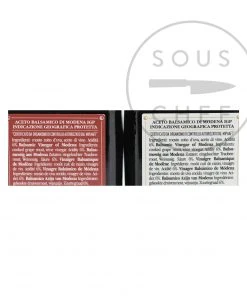 Ingredients Giuseppe Giusti Duetto Balsamic Vinegar Wooden Gift Box
