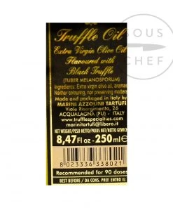 Marini Azzolini Ingredients Black Truffle Oil