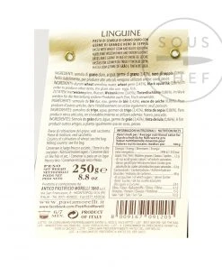 Ingredients Morelli Squid Ink Linguine 250g