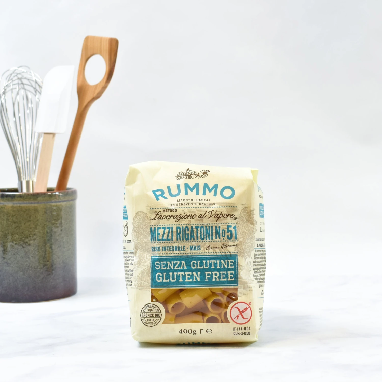 Ingredients Rummo Gluten Free Mezzi Rigatoni 400g 5 Ingredients Rummo Gluten Free Mezzi Rigatoni 400g