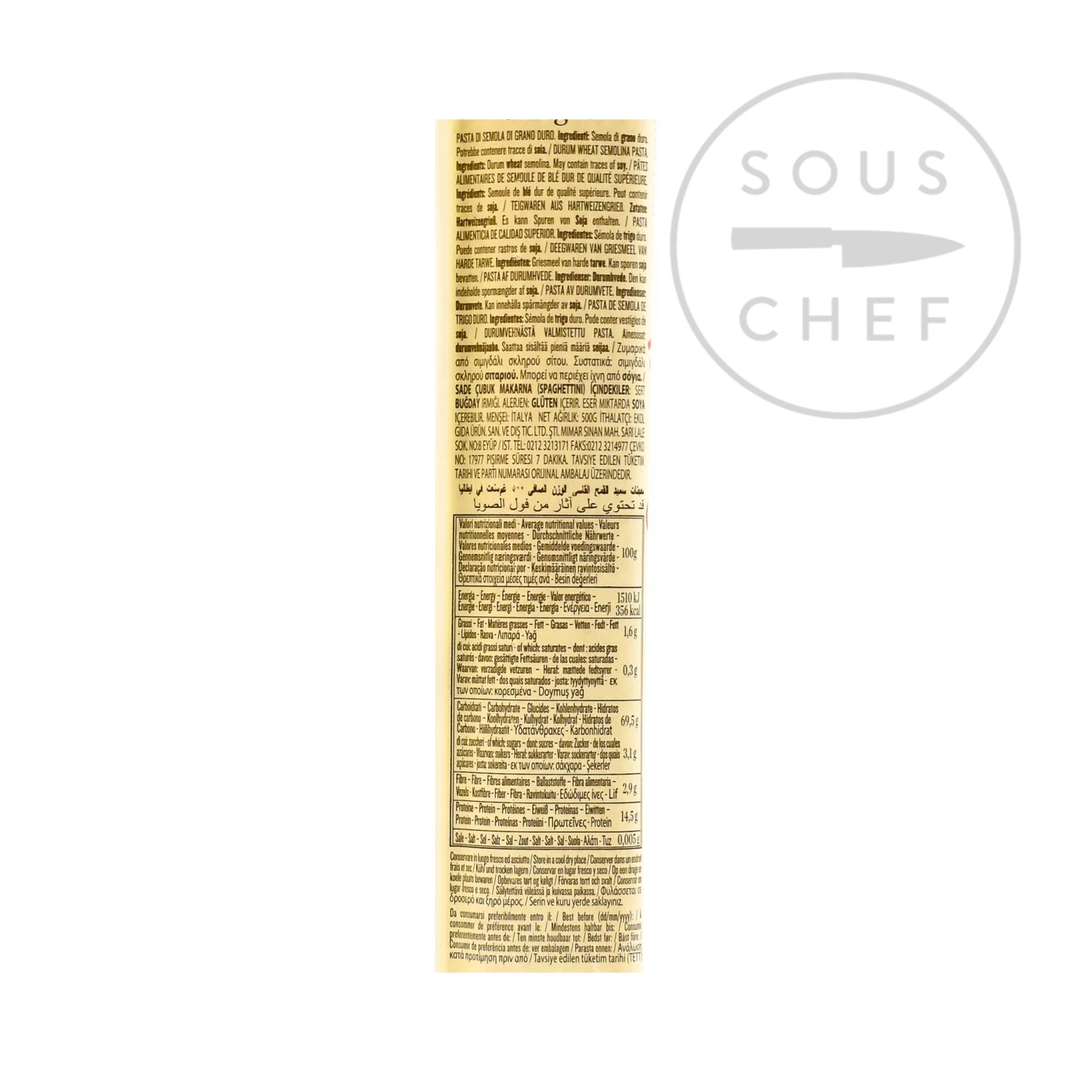 Ingredients Rummo Spaghettini 500g 4 Ingredients Rummo Spaghettini 500g