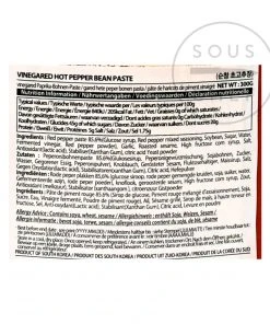 Haechandle Ingredients Vinegared Gochujang 300g 7 Haechandle Ingredients Vinegared Gochujang 300g