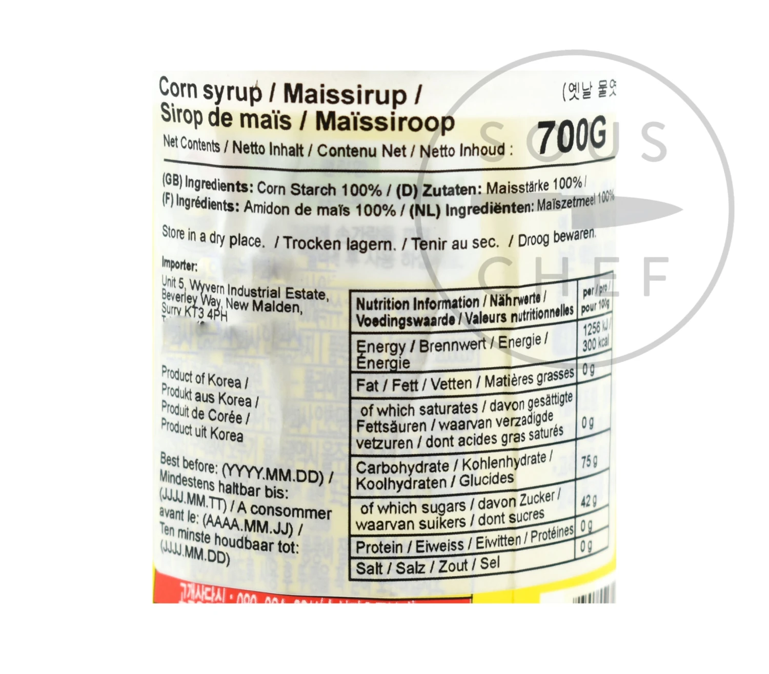 Ottogi Korean Malt Syrup - Mulyeot 700g 4 Ottogi Korean Malt Syrup - Mulyeot 700g