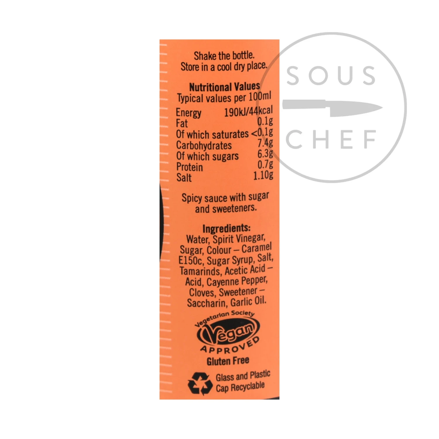 Henderson's Relish 284ml Ingredients 4 Henderson's Relish 284ml Ingredients