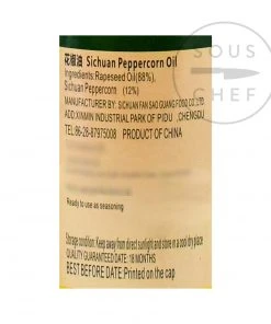 Interlink Ingredients Sichuan Peppercorn Oil - Prickly Oil 210ml