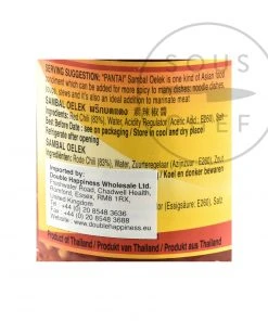 Pantai Sambal Oelek 227g Ingredients