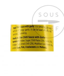 Ingredients MAGGI Chilli Garlic Sauce 305g