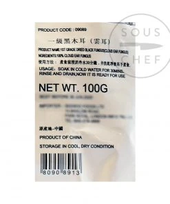Chinese Ingredients Black Fungus - Cloud Ear 100g Ingredients 7 Chinese Ingredients Black Fungus - Cloud Ear 100g Ingredients