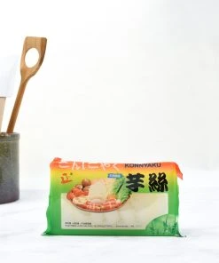 Chinese Ingredients Pasta, Rice & Noodles Shirataki Konnyaku Noodle Nests - Knot Yam Noodle 228g Drained 7 Chinese Ingredients Pasta, Rice & Noodles Shirataki Konnyaku Noodle Nests - Knot Yam Noodle 228g Drained