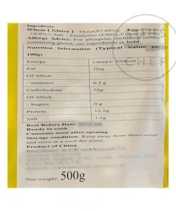 Nikko Egg Noodles 500g Chinese Ingredients 7 Nikko Egg Noodles 500g Chinese Ingredients