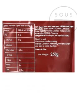 WuFuYuan Quick Cook Black Tapioca Pearls 250g