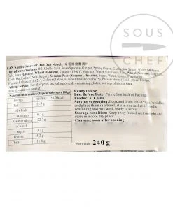 San Sichuan Dan Dan Noodle Sauce 240g