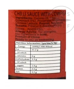 FSG Sichuan Chilli Pickles 280g Ingredients