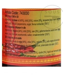 LGM Crispy Chilli In Oil 210g Ingredients