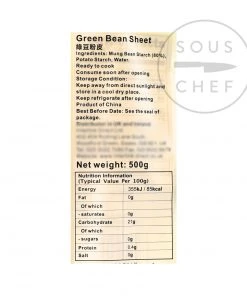 SG Mung Bean Starch Sheets 500g