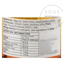 TG Crispy Anchovy Chilli 240g Ingredients