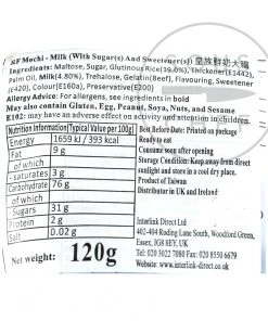 Royal Family Milk Mochi 120g