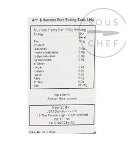 Arm And Hammer Arm & Hammer Baking Soda Ingredients