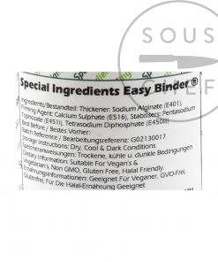 Special Ingredients Ingredients Easy Binder 100g