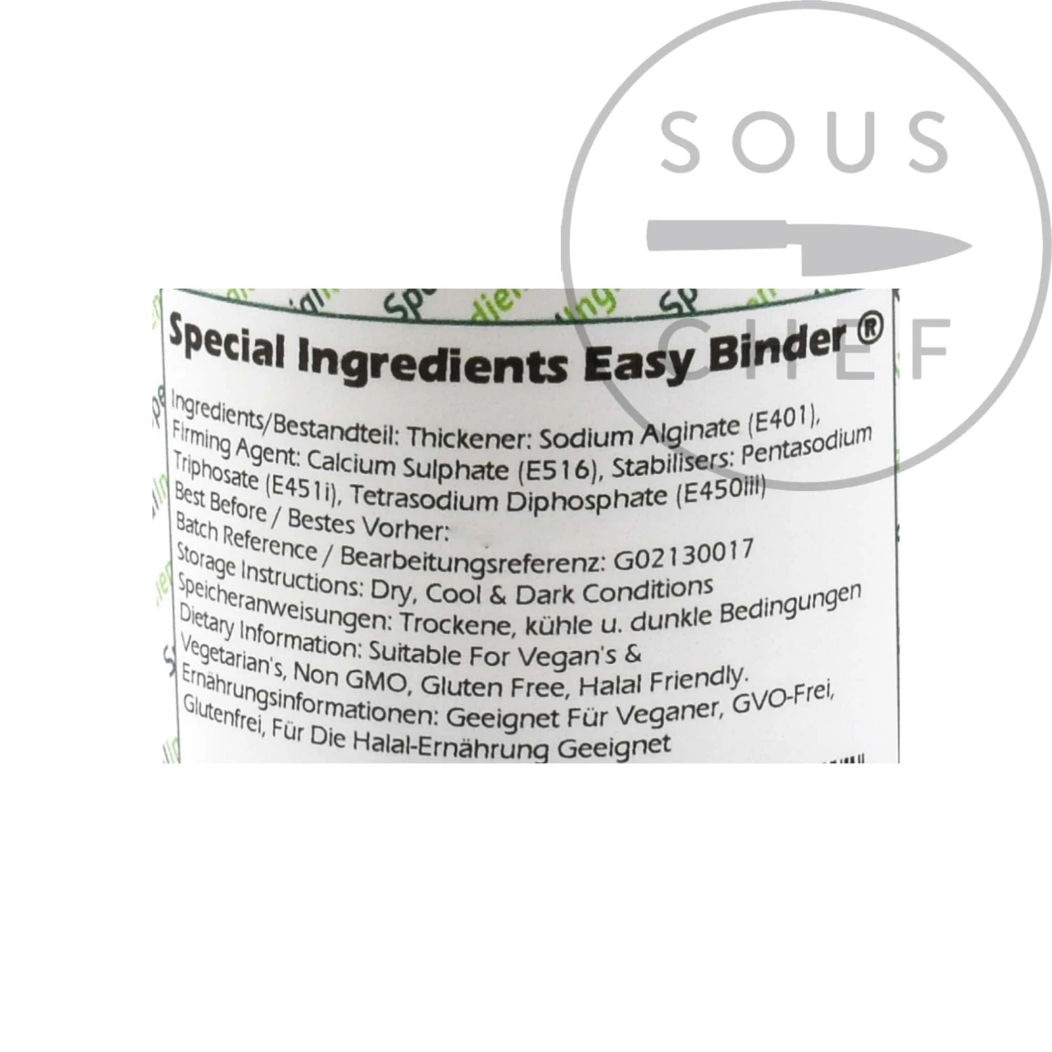 Special Ingredients Ingredients Easy Binder 100g 4 Special Ingredients Ingredients Easy Binder 100g