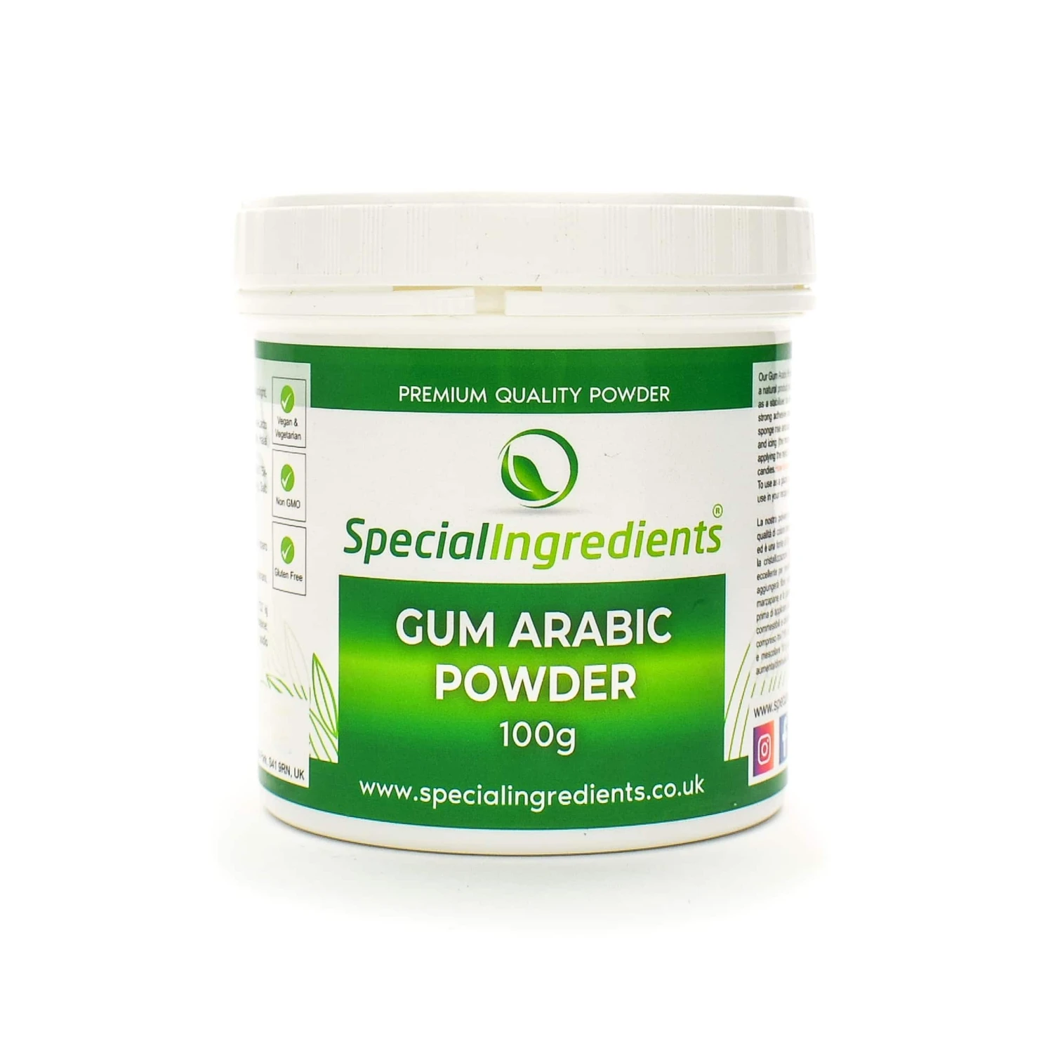 Special Ingredients Gum Arabic Powder 100g 3 Special Ingredients Gum Arabic Powder 100g