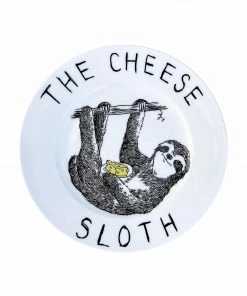 Jimbob Art Cheese Sloth Side Plate 20cm Tableware