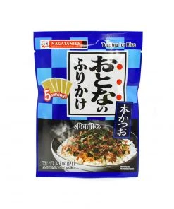 NAGATANIEN Otonano Bonito Furikake Rice Seasoning, 5 Sachets