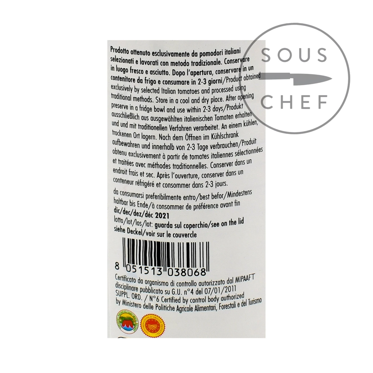 Italianavera DOP San Marzano Peeled Tomatoes 400g 9 Italianavera DOP San Marzano Peeled Tomatoes 400g