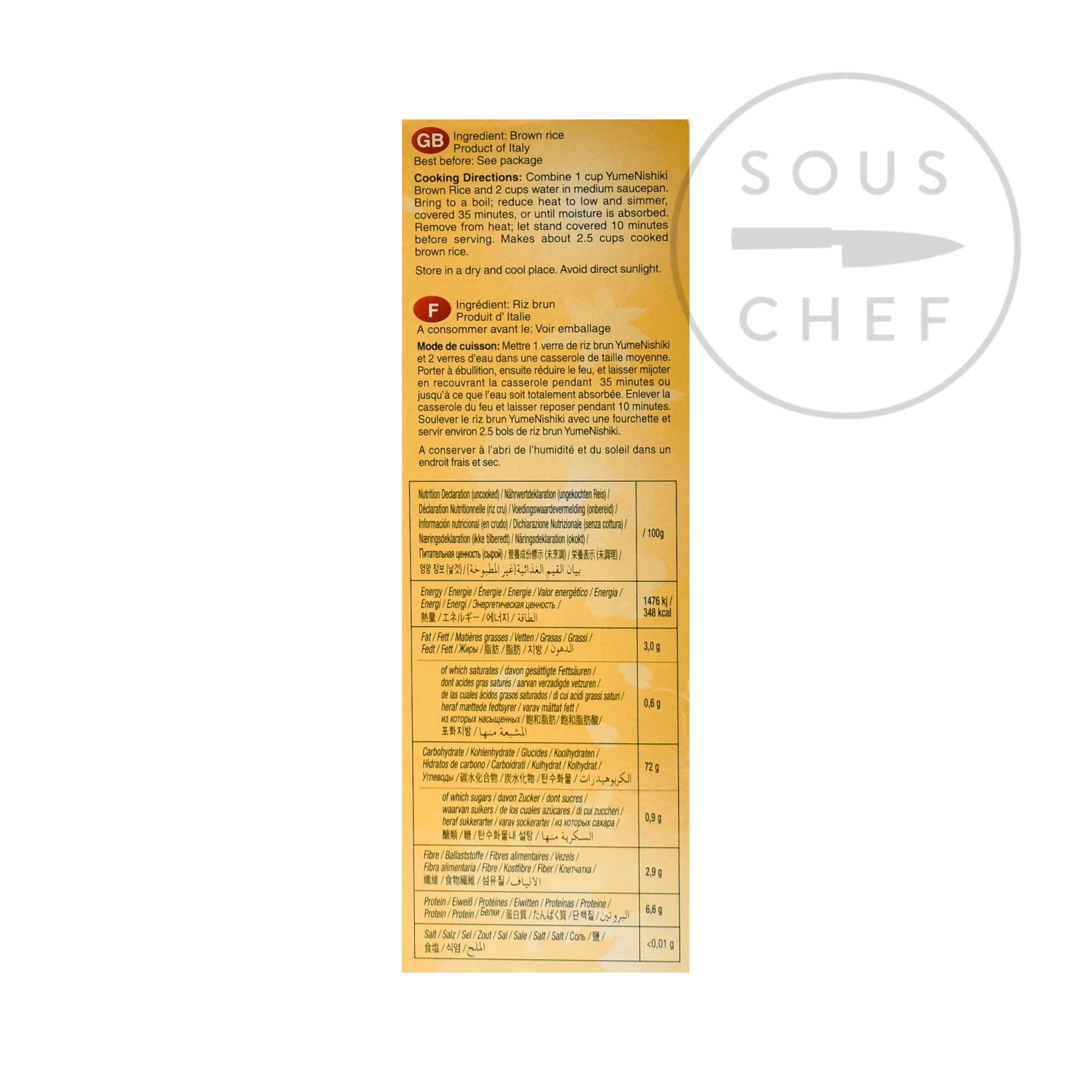 Yumenishiki Brown Sushi Rice 1kg Ingredients 4 Yumenishiki Brown Sushi Rice 1kg Ingredients