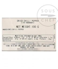 S&B Dried Chillies Ito Togarashi - Sil Gochu 100g