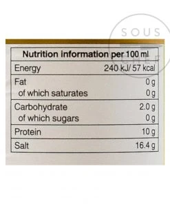 Ingredients Kikkoman Tamari Gluten Free 1l