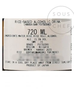 Hakkaisan Seishu Futsushu Sake 720ml