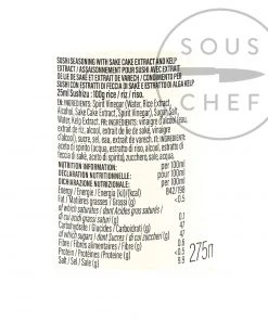 Sushi Su Ingredients Mizkan Sushi Seasoning