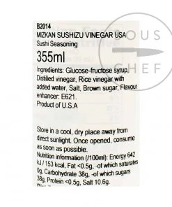 Sushi Su Ingredients Mizkan Sushi Seasoning