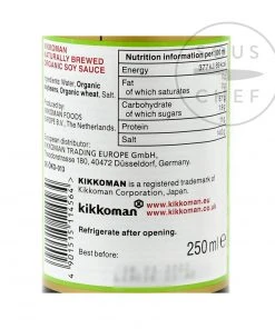 Kikkoman Organic Soy Sauce Ingredients