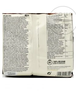 Callebaut Dark Chocolate Couverture 54% 400g Ingredients