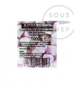 Keylink Mini Marshmallows, Pink And White 1kg Ingredients