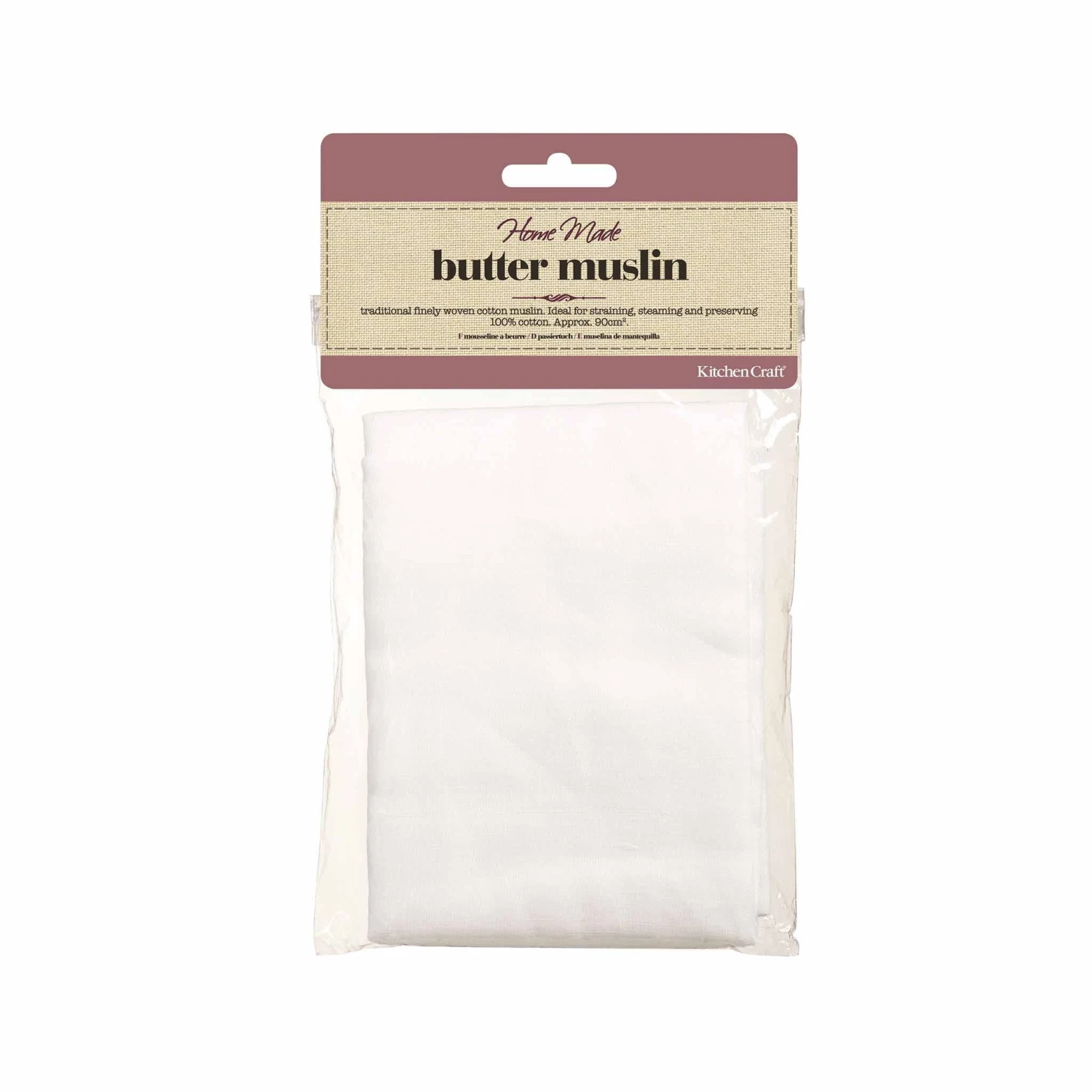 KitchenCraft Cook's Muslin Square 90cm Cookware 3 KitchenCraft Cook's Muslin Square 90cm Cookware